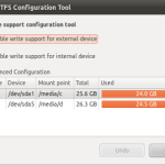 NTFS-Config: Montar al inicio particiones de Windows en Linux